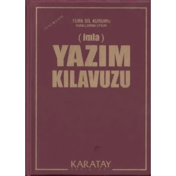 Yazım Kılavuzu (İmla) - (Plastik Kapak)