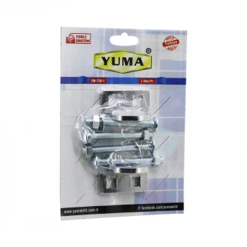 YUMA YM-730-1 KAPI EMNİYET REZESİ ASMA KİLİT TAKILABİLİR MENTEŞE (5124)
