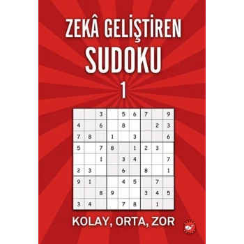 Zeka Geliştiren Sudoku 1 Kolay - Orta - Zor