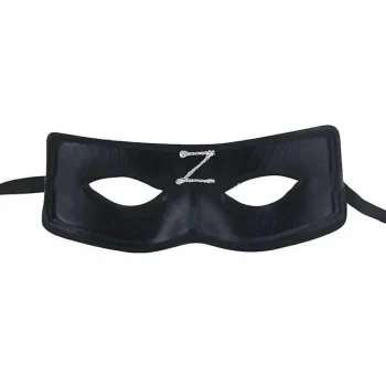 Zorro Maskesi Arkadan Lastikli Z Baskılı (5124)