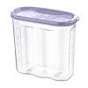 2 Kapaklı Ölçekli Erzak Kuru Gıda Saklama Kutusu Kabı - 1,7 Litre - SA935 (5124)