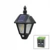 2 PCS  SOLAR - GÜNEŞ ENERJİLİ DUVAR LAMBASI COB LED SENSÖRLÜ= 3 MOD FONKSİYON BAHÇE-BALKON-SOKAK PT-2981 (5124)