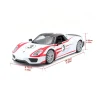 28009 Burago Porsche 918 Spyder 1:24 Model Araba -Sunman