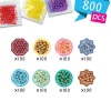 35089 AquaBeads Suluboya Renkleri Yedek Boncuk Pakedi- 800 parça +4 yaş
