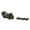 4782 SUN-RYL-MXX-GARAJ SET POLİS AMBULANS ASKER TAŞIYICI HELİKOPTER ARB 3R