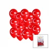 BAYRAKLI BALON  10 İNÇ - 26CM - 100PCS (5124)