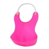 Çocuk Bebek Mama Önlüğü Dökülme Engelleyici Bükülebilir Pembe (5124)