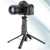 Fotoğraf Makinası ve Telefon Takılabilen 2si 1 Arada 2.2m Uzayan Selfie Çubuğu Kumandalı Tripod (5124)