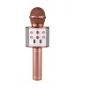 Karaoke Mikrofonlu Hoparlör - Şarjlı -Bluetooth Rose Gold (5124)