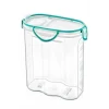 Kilitli Kapaklı Contalı Hava,Su Sıvı Geçirmez 2,4 Litre Erzak Saklama Kabı-SA590 (5124)