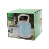 KİWİ KK-3340B MAVİ NOSTALJİ DEMLİK MODELÇELİK KETTLE SU ISITICI 2.2LT 1800W PASLANMAZ ÇELİK GÖVDE- GİZLİ RESİZTANS (5124)