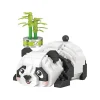 LZ-8804 LOZ DİNLENEN PANDA 340 PARÇA BLOCK OYUNCAK