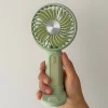 Masa Üstü Standlı USB ile Şarj Olabilen 3 Ayarlı Fan Modlu Çanta Tipi El Fanı (5124)