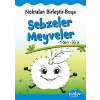Noktaları Birleştir-Boya Sebzeler-Meyveler-1’den 30’a