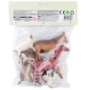 SH-9001-Vardem Poşetli 6Pcs 8 İnch  Çiftlik Hayvan ve Dinozor Set
