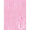 Soft Pembe Püsküllü Kapı Perdesi - Parti, Baby Shower, Cinsiyet Partisi 1x2 m (5124)