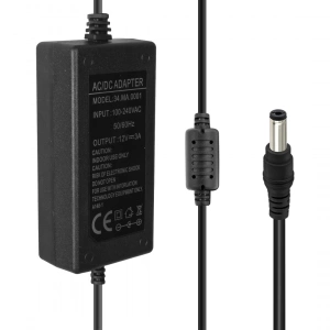 12 VOLT - 3 AMPER 5.5*2.5 UÇLU PLASTİK KASA MASAÜSTÜ ADAPTÖR (5124)