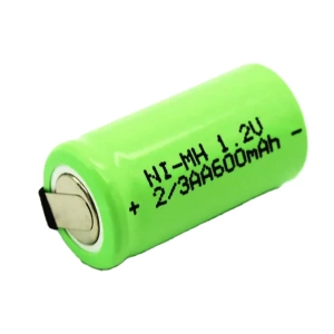 1.2 VOLT 600 MAH NI-MH 2/3AA ŞARJ EDİLEBİLİR PUNTALI LİTYUM PİL (5124)