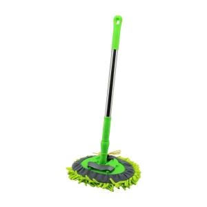 25CM - OVAL   MAKARNA  MOP RENKLİ MİKROFİBER  180° HAREKETLİ - UZAYAN METAL SAPLI= 54--90CM (5124)
