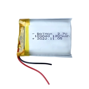 3.7 VOLT 1200 MAH LİTYUM POLİMER PİL (5124)