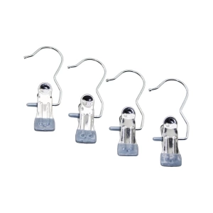 4 PCS KISKAÇLI TAŞINABİLİR ÇOK AMAÇLI TEKLİ - METAL ASKI SİLİKON KILIF UÇLU (5124)