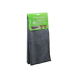 4PCS   30X30CM   ÇİFT TARAFLI=MİKROFİBER - TEL BEZ   ZOR KİR  BEZİ  HEM SİL - HEM OVALA (5124)