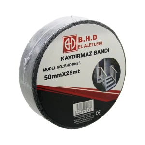 50MM X 25MT KAYDIRMAZ SİYAH BANT (5124)