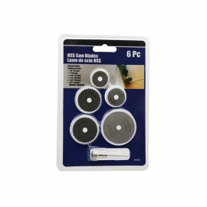 6 PARÇA MİNİ YUVARLAK TESTERE BIÇAKLARI 22---44MM (5124)