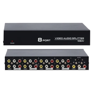 8 PORT VIDEO AUDIO DAĞITICI (1024X768-85HZ) (5124)