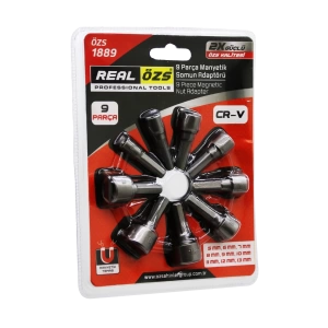 9  PARÇA   - 5-13 MM MANYETİK SOMUN SÖKME - ÇATI ADAPTÖRÜ (5124)