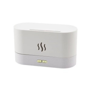 ALEV - GENİŞ OVAL 180ML USB ŞARJ -IŞIKLI HAVA NEMLENDİRİCİ -BUHAR MAKİNE -KOKU GİDERİCİ (5124)