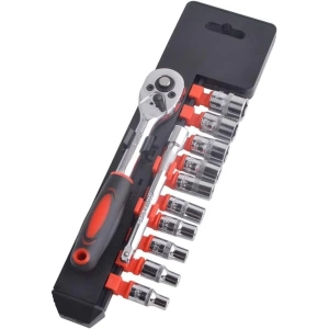CR-V SOCKET SET 12 PARÇA  1/2 inç  VAKUMLU LOKMA SETİ (5124)