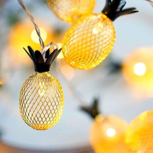 Dekoratif Pilli Pineapple Ananas Pilli Şerit Led Işık (1 Metre) (5124)