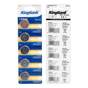 HUANQIU CR2032 3 VOLT LİTYUM PARA PİL 5Lİ PAKET (5124)