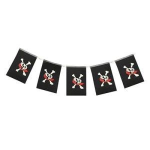 Korsan Partisi Korsan Logo Baskılı Flama Süs Afiş Süsleme 8 li (5124)