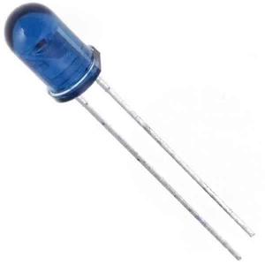 LED MAVİ 5MM MERCEKLİ (5124)