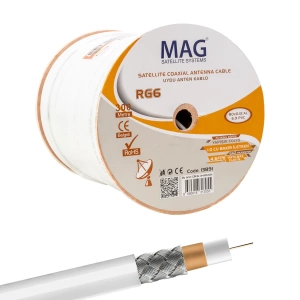 MAG AVANGART RG6/U4 BAKIR SAT1 80 TEL ANTEN KABLOSU (300 METRE) (5124)