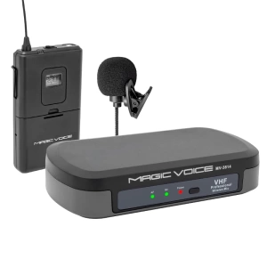 MAGICVOICE MV-3812 VHF YAKA TİPİ TELSİZ MİKROFON (5124)