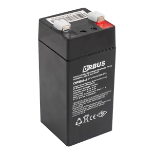 ORBUS ORB4-4 4 VOLT - 4 AMPER DİK AKÜ (45 X 45 X 100 MM) (5124)