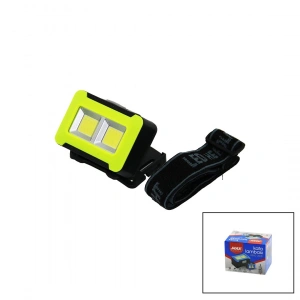 PİLLİ 3W COB LED KAFA LAMBASI FENER 3-KADEME IŞIK AYARI - FLAŞÖR  4.5V 150LÜMEN (5124)