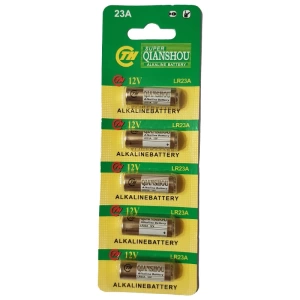 QIANSHOU LR23A 12 VOLT KALIN 23A ALARM PİLİ 5Lİ PAKET (5124)