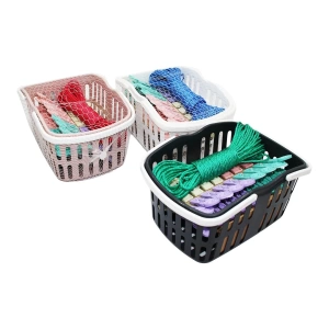 SEPETLİ MANDAL SET PLASTİK SEPET - MANDAL - ÇAMAŞIR İP 20MT (5124)
