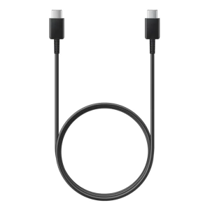 USB TYPE-C TO TYPE-C 3 AMPER SİYAH ŞARJ VE DATA KABLOSU (1 METRE) (5124)