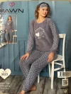 Fawn 3023 Kadın Peluş Pijama