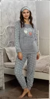 Fawn 3031 Kadın Peluş Pijama