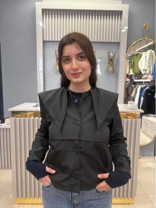 Artı 1 Bebe Yaka Kısa Trench