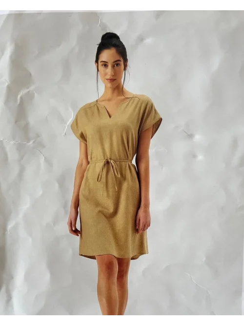 Eros 30800 Keten Elbise