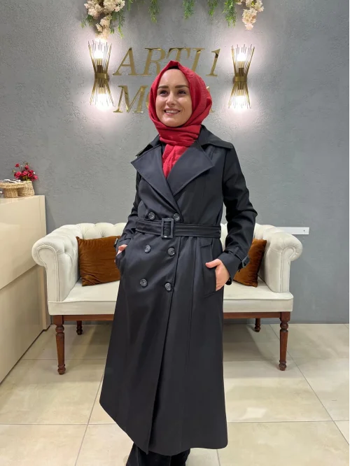 Otto Bondit Kumaş Astarlı Trenckot