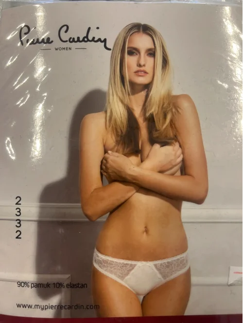 Pierre Cardin 2332 Dantelli Üçlü Külot