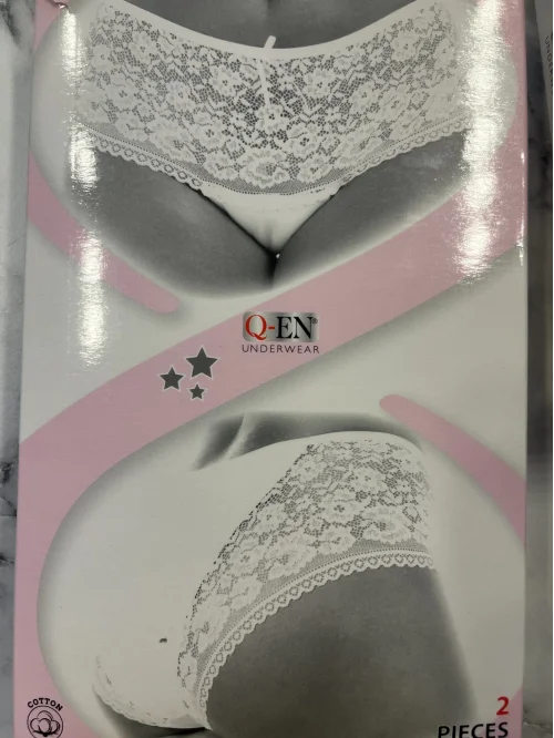 QEN 203 Dantelli Büyük Beden Külot